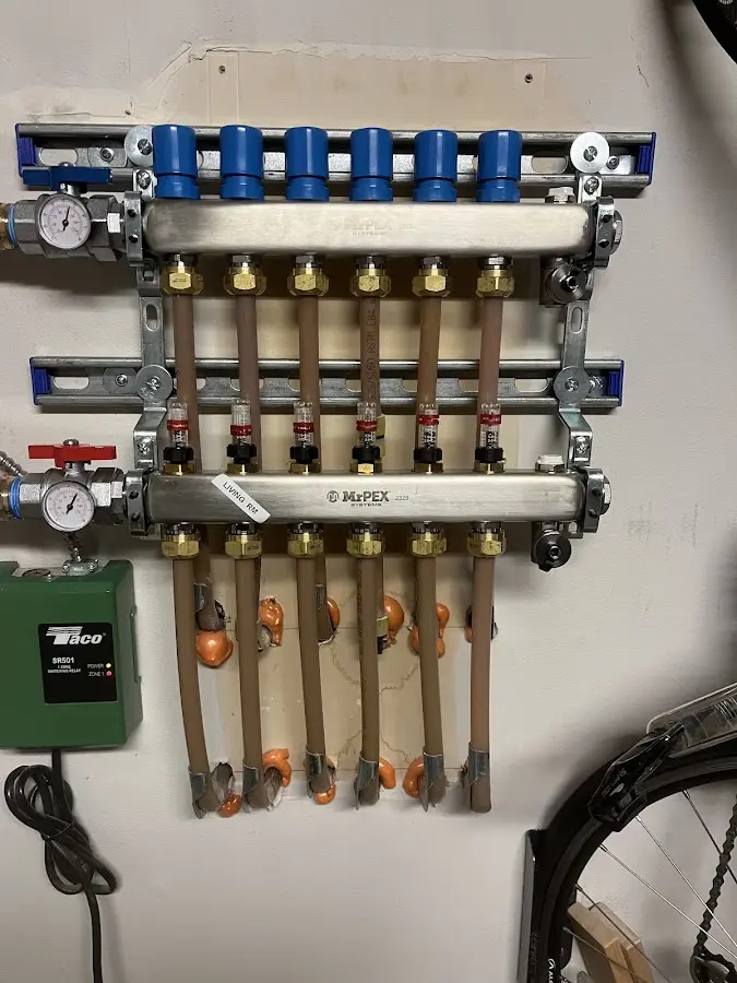 Plumber performing Water Heater Repair at a residential property in Westampton